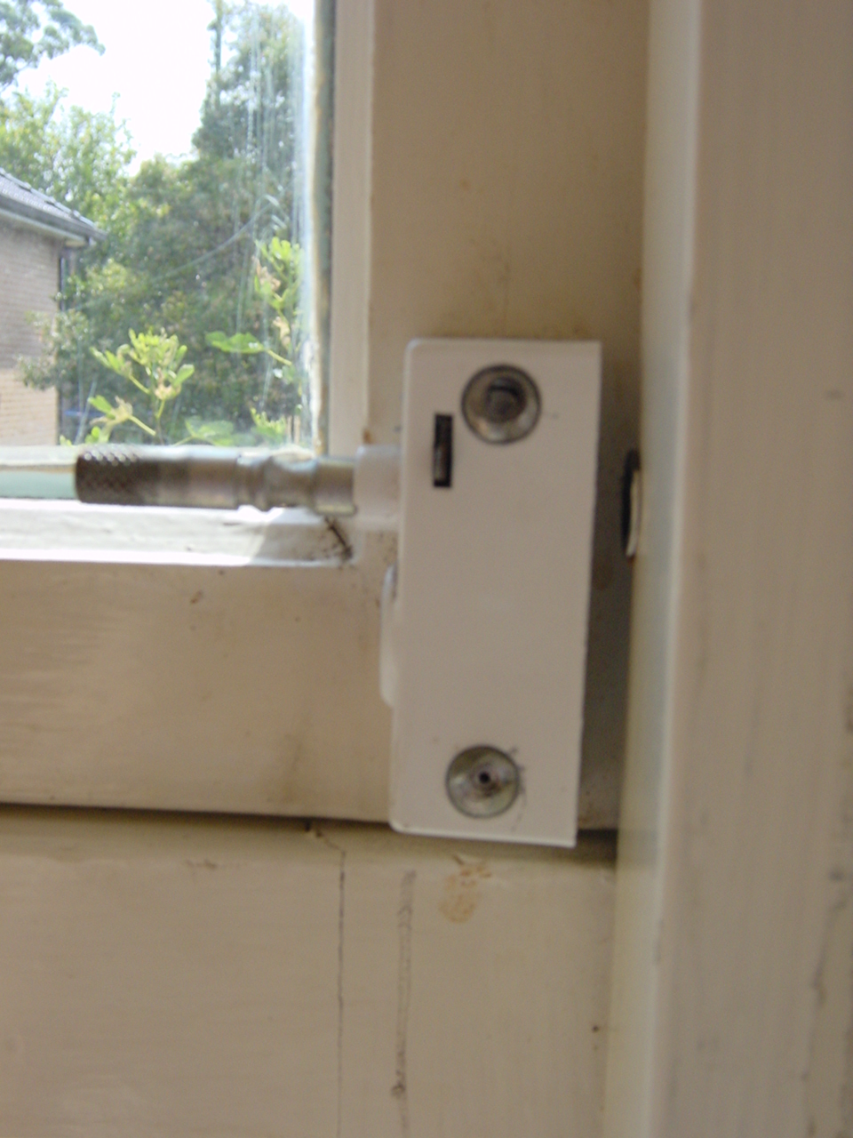 Removing one way screws from window locks egineer by nathanwallace
